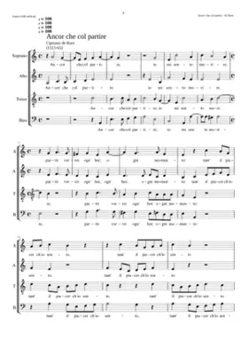 Ancor che col partire