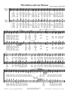 Wir lieben sehr im Herzen