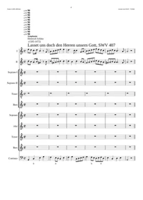 Lasset uns doch den Herren unsern Gott loben SWV 407