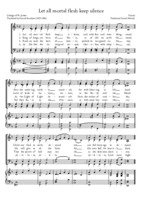 Let all mortal flesh keep silence