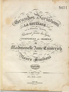 Grandes Variations sur 'Partant pour la Syrie'