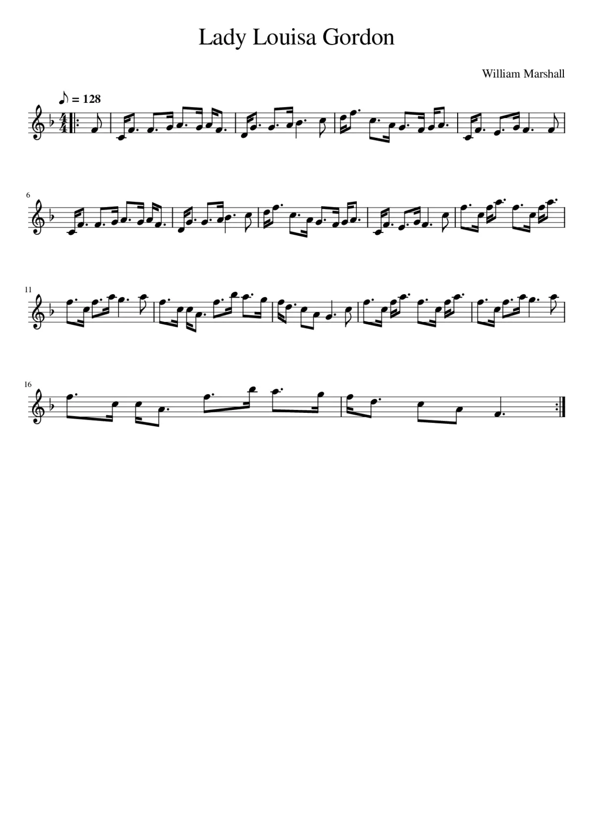 Lady Louisa Gordon - Page 1