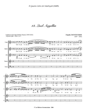 Quel augellin che canta sì dolcemente