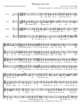 Baciai per aver vita