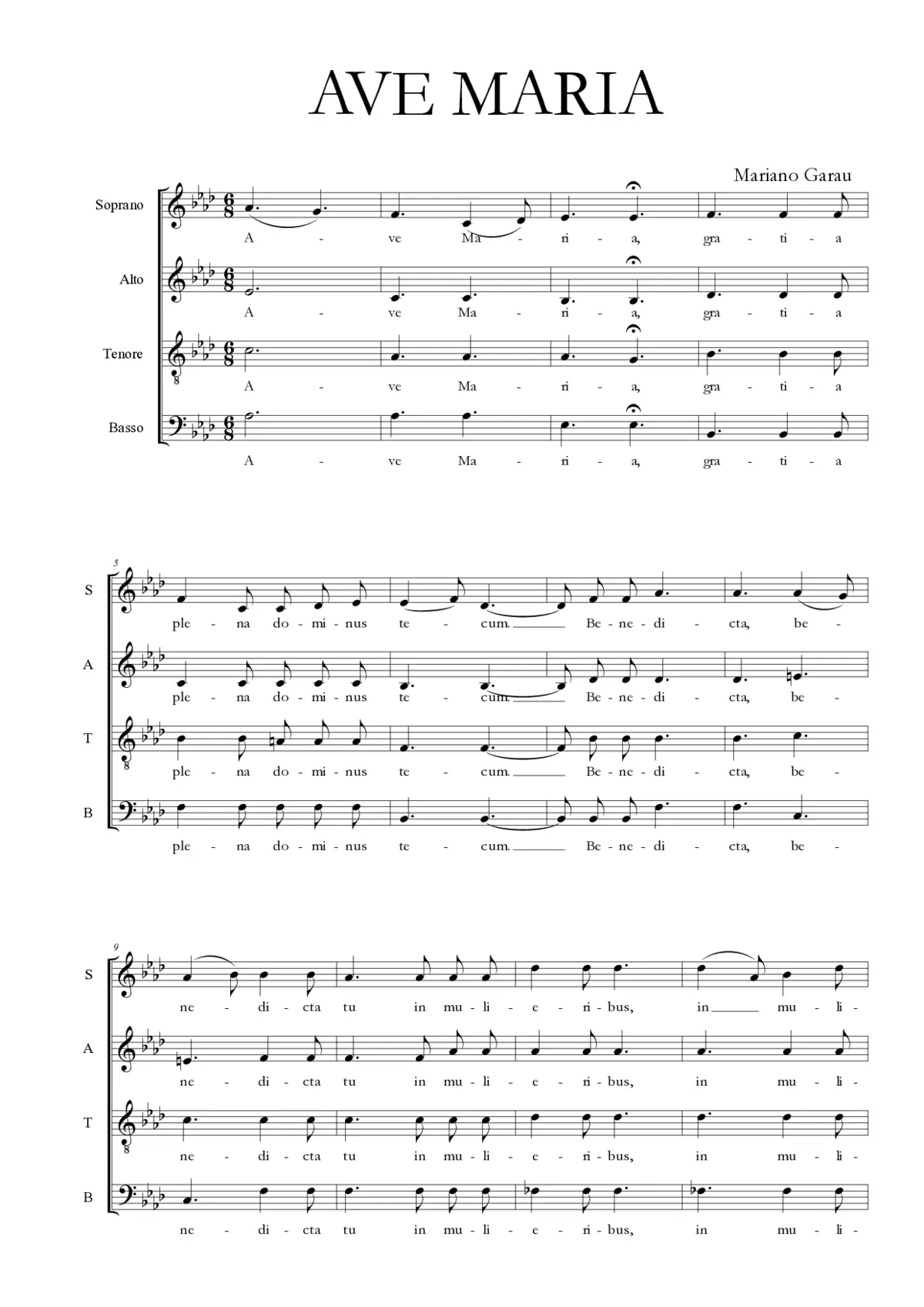 Ave Maria 2021 - Page 1