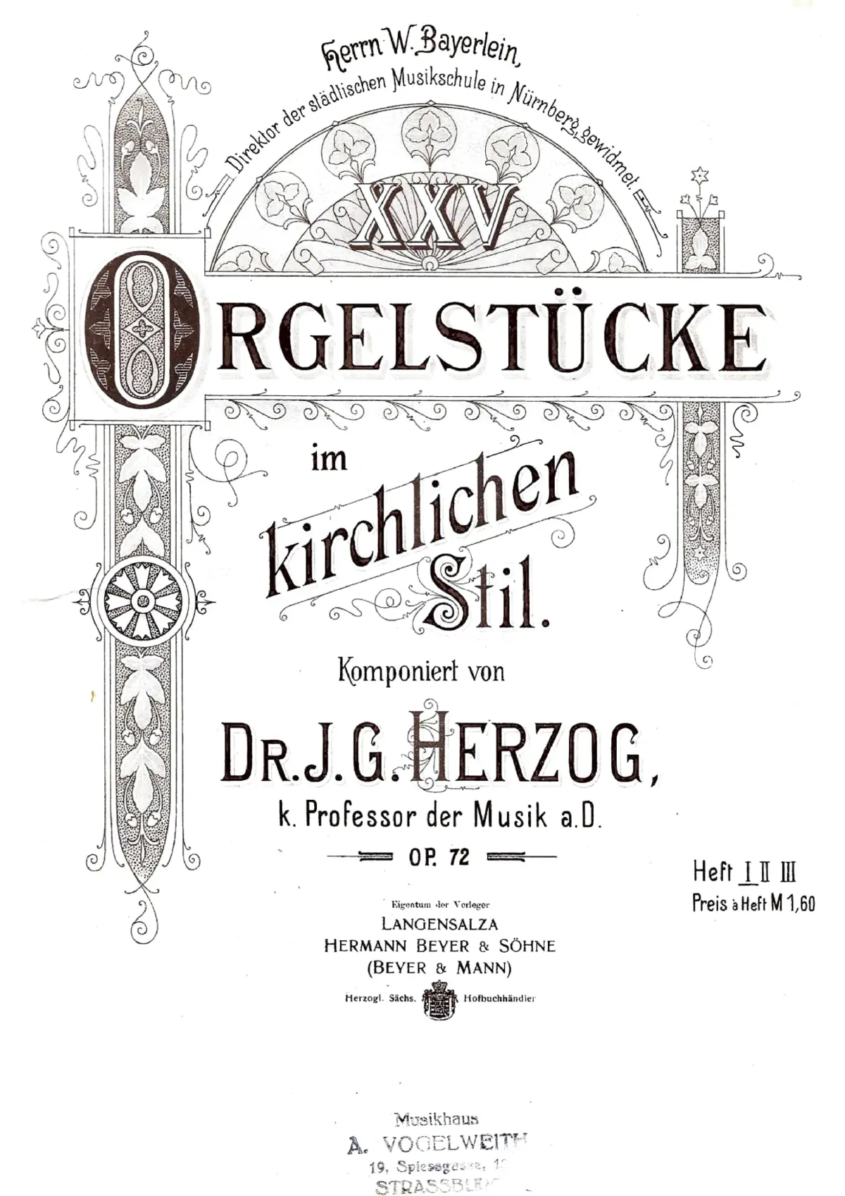 25 Orgelstücke im kirchlichen Stil - Page 1