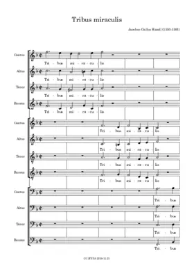 Tribus miraculis