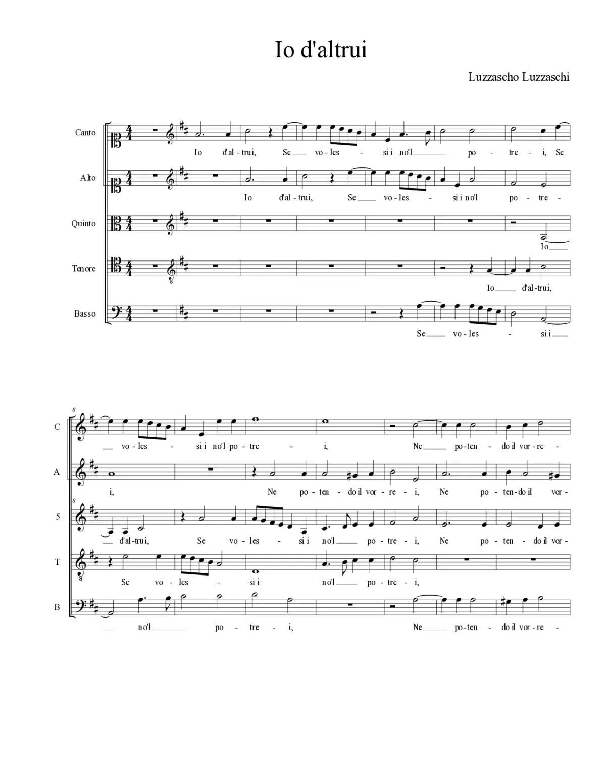 Io d'altrui - Page 1