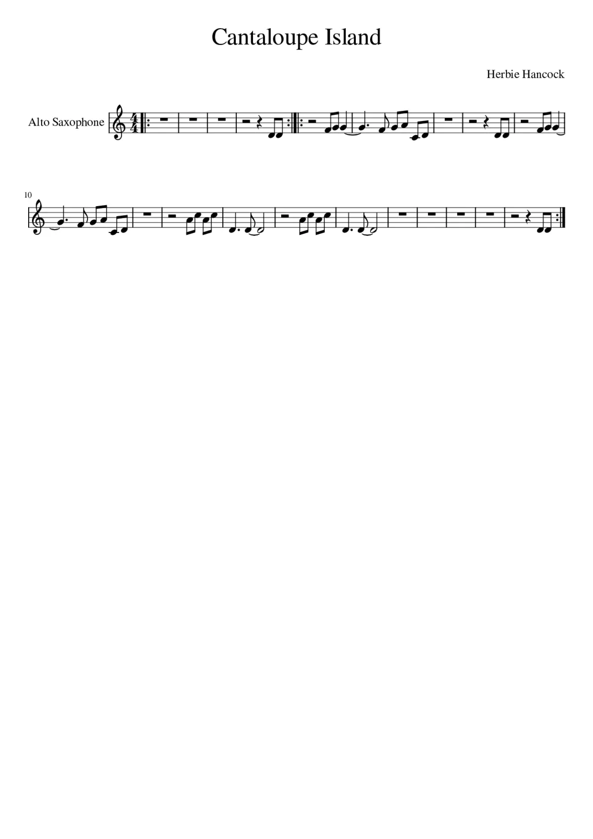 cantaloupe island - Page 1