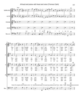 All laud and praise with heart and voice