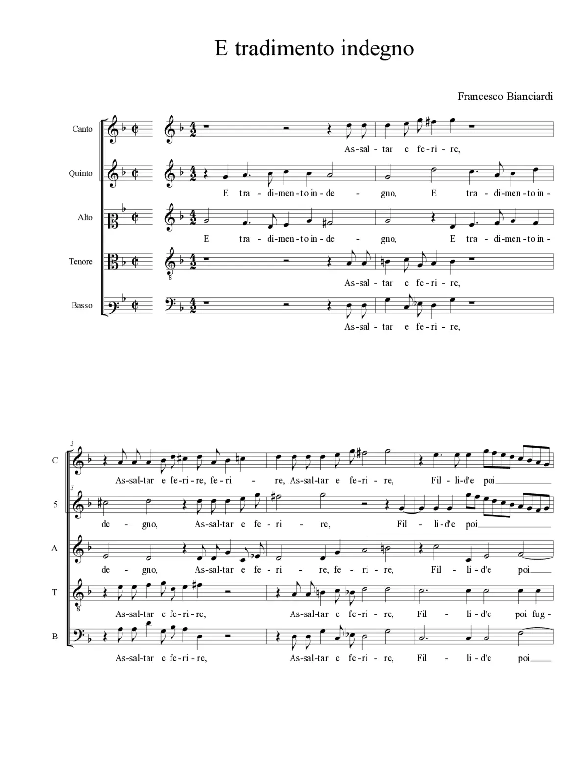 E tradimento indegno - Page 1