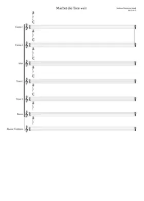 Machet die Tore weit (long version)