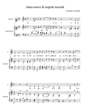 Aura soave di segreti accenti