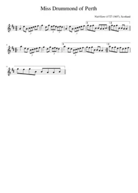 Miss Sarah Drummond Of Perth