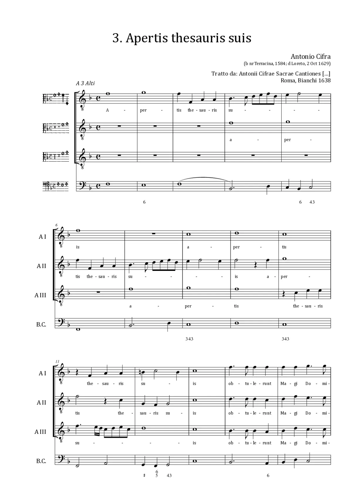 Apertis thesauris suis - Page 1