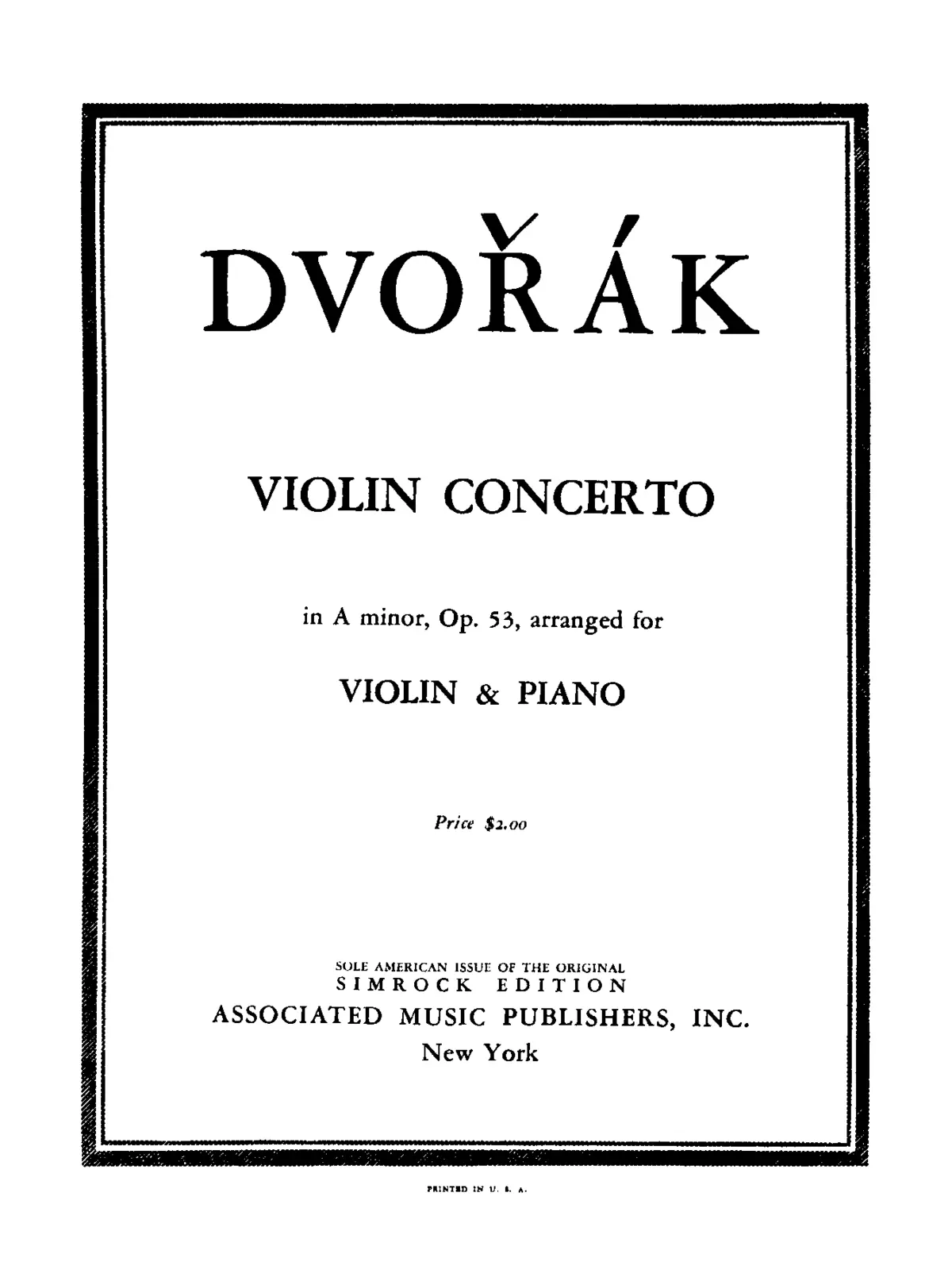 Violin Concerto - Page 1