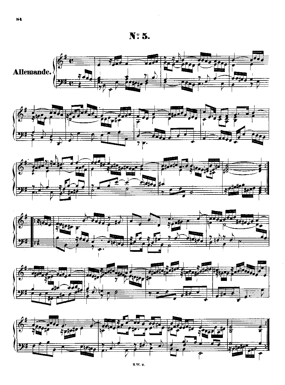 Suite in E minor - Page 1