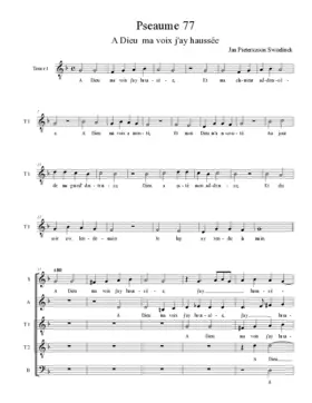 Pseaume 77 - A Dieu ma voix j'ay haussée