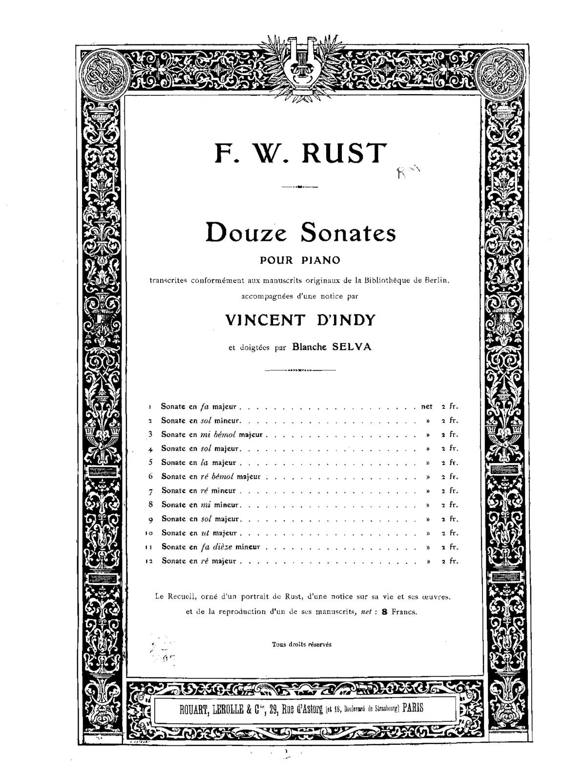 12 Keyboard Sonatas - Page 1