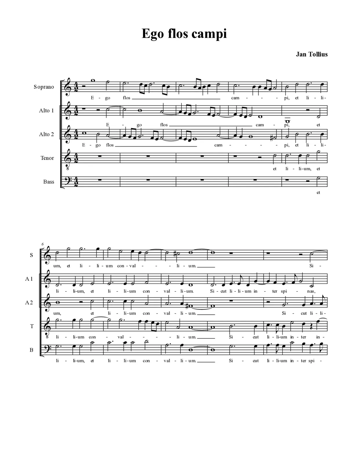 Ego flos campi - Page 1