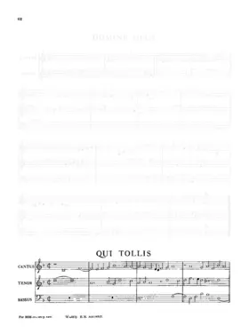 Qui tollis peccata mundi
