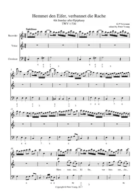 Hemmet den Eifer, verbannet die Rache