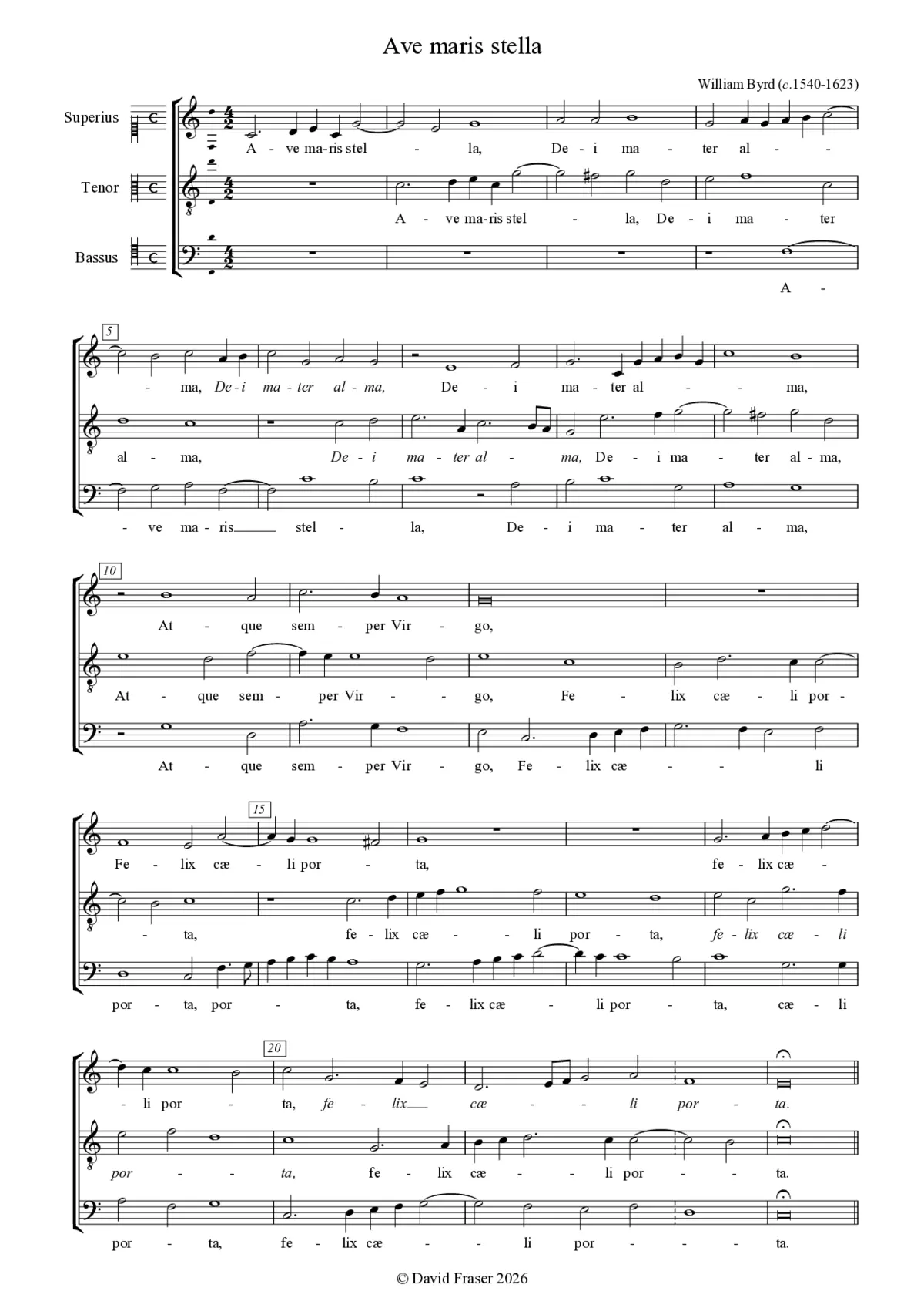 Ave maris stella - Page 1