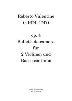 Balletti da camera