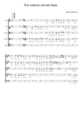 S'io scherzo col mio bene