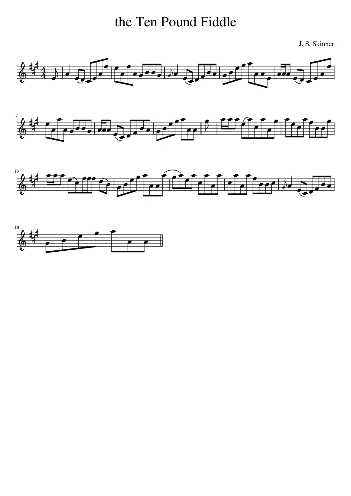 The Ten Pound Fiddle - Page 1