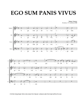 Ego sum panis vivus
