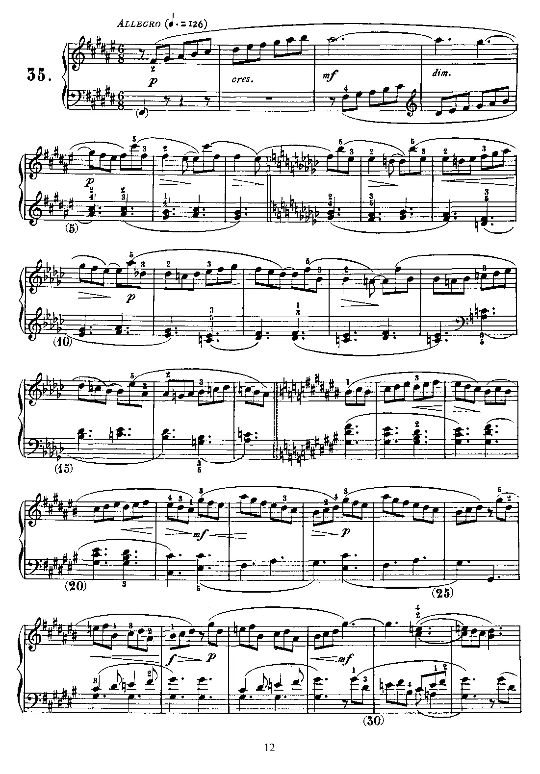 Keyboard Sonata in F-sharp major - Page 1