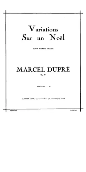 Variations sur un Noël