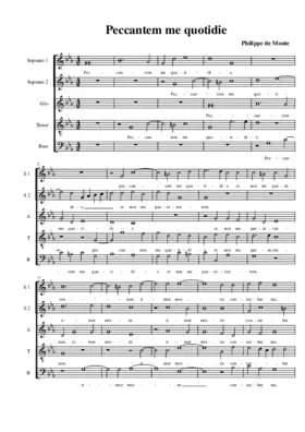 Peccantem me quotidie