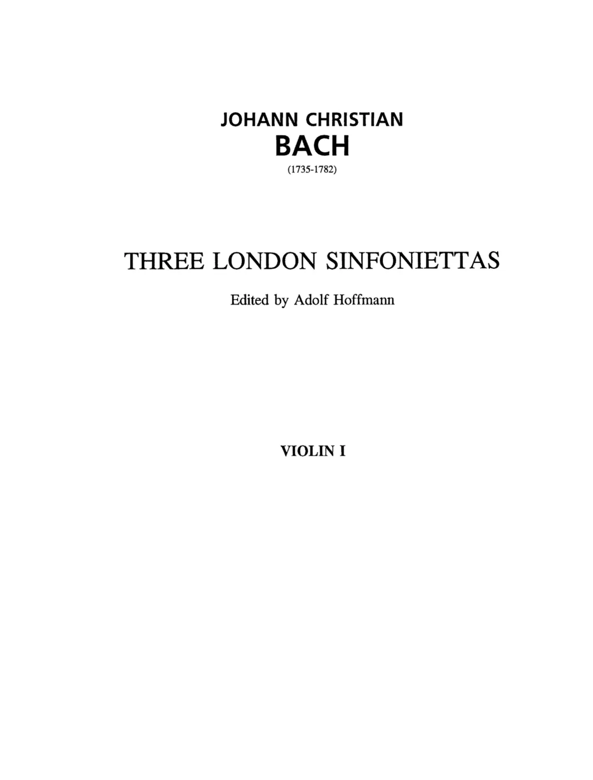 3 London Sinfoniettas - Page 1