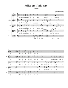 Felice era il mio core