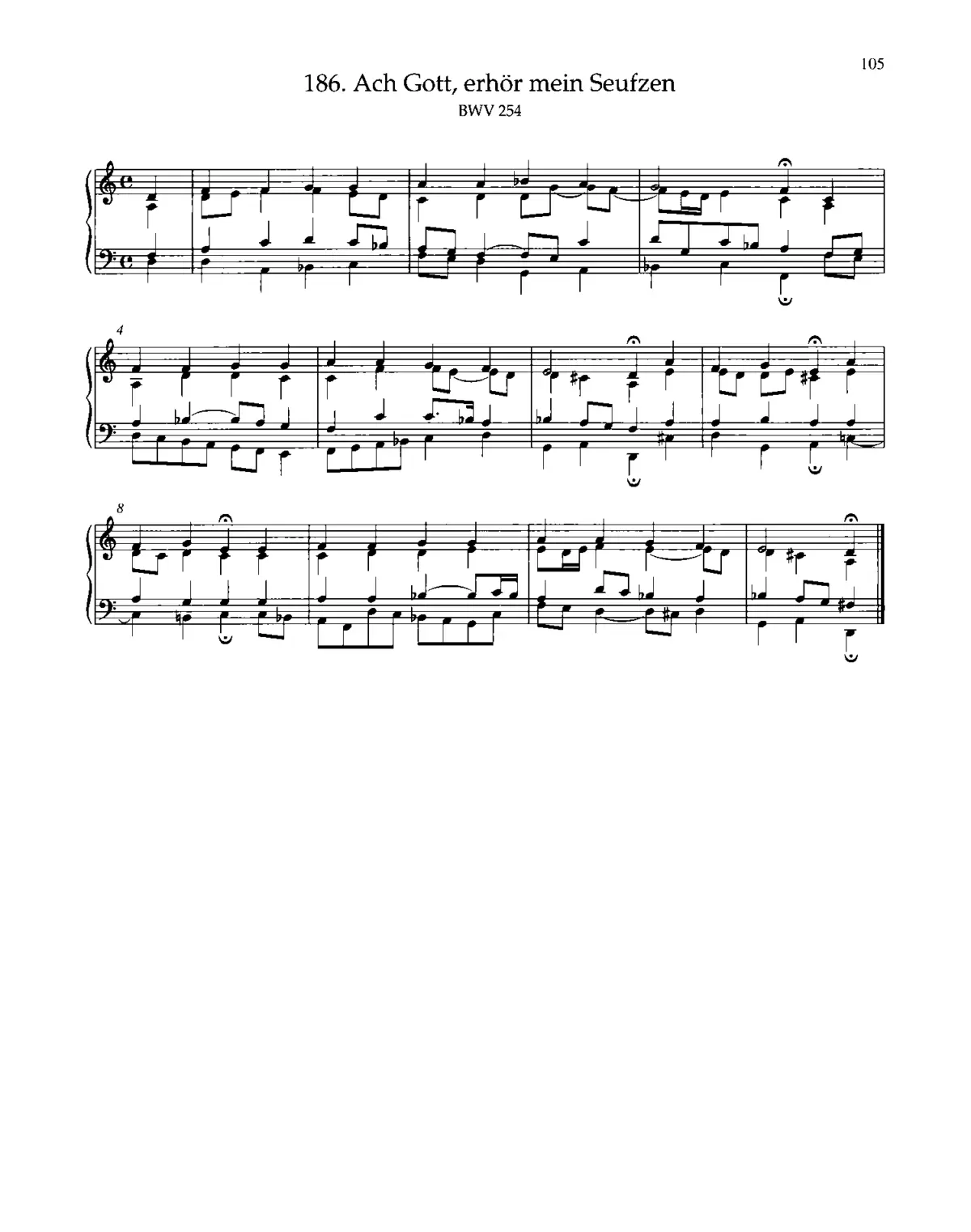 Ach Gott, erhör mein Seufzen und Wehklagen - Page 1
