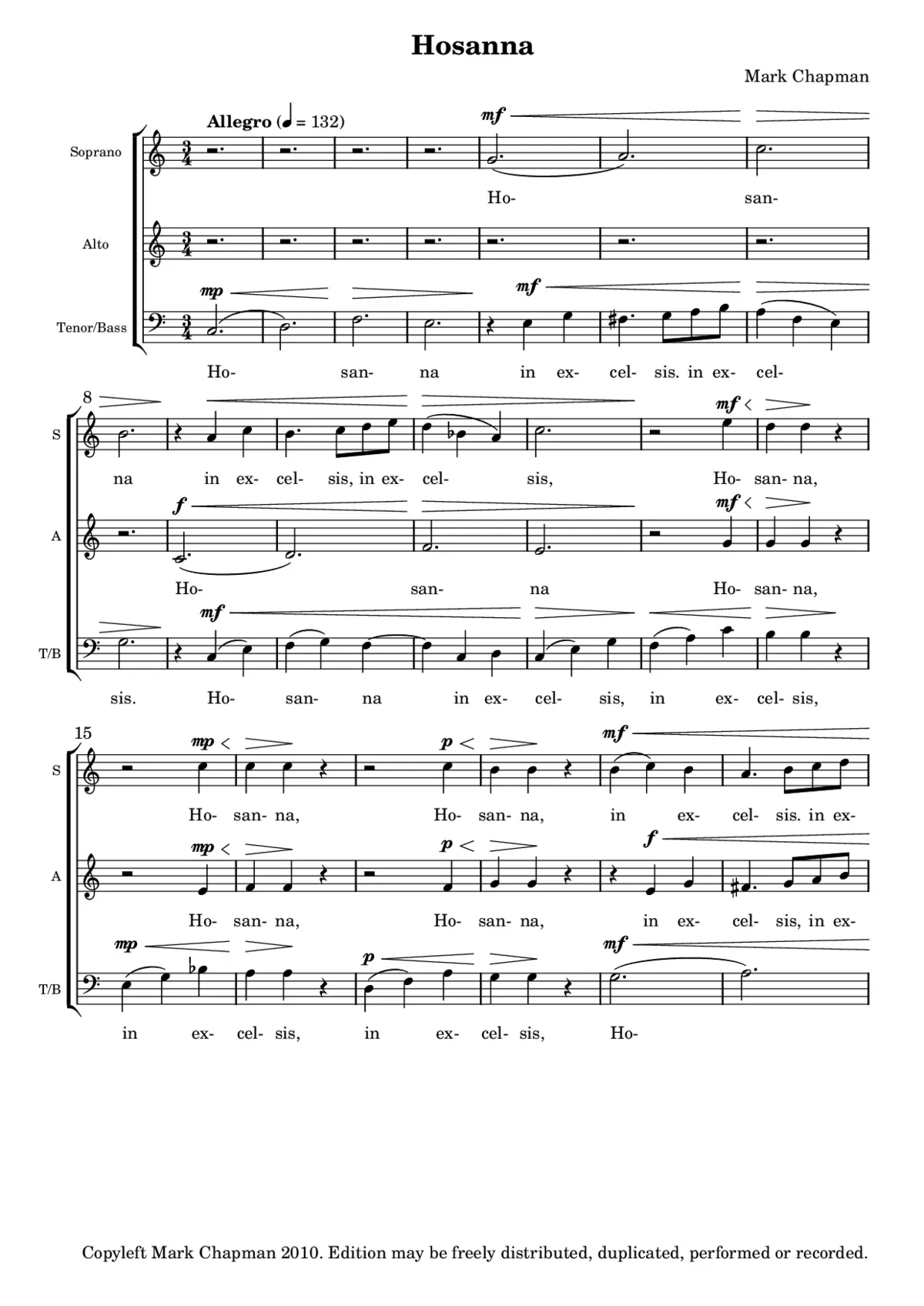 Hosanna - Page 1