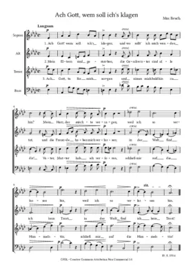 Ach Gott, wem soll ich's klagen