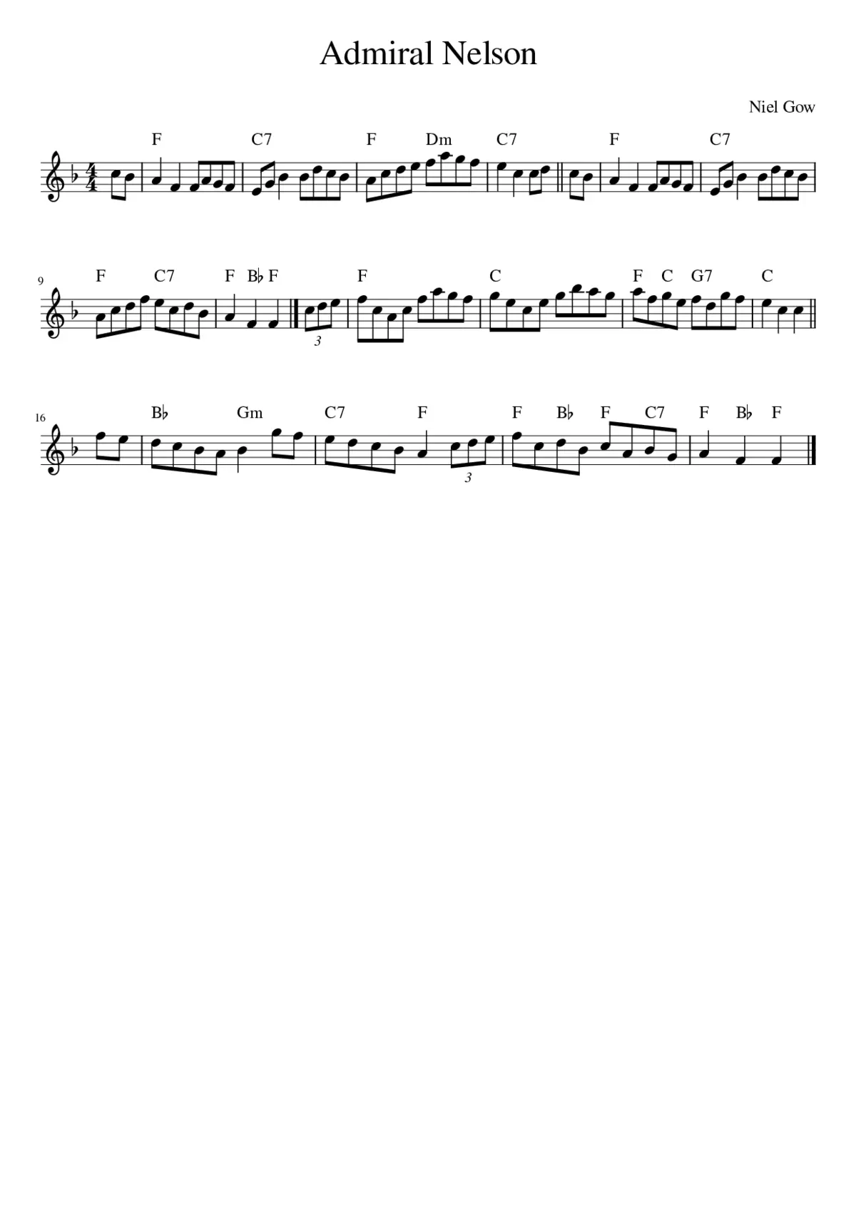 Admiral Nelson - Page 1