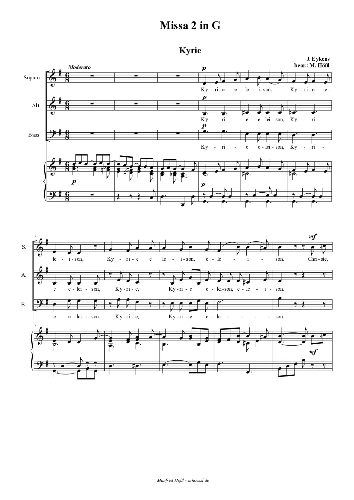 Missa Nr. 2 - Page 1