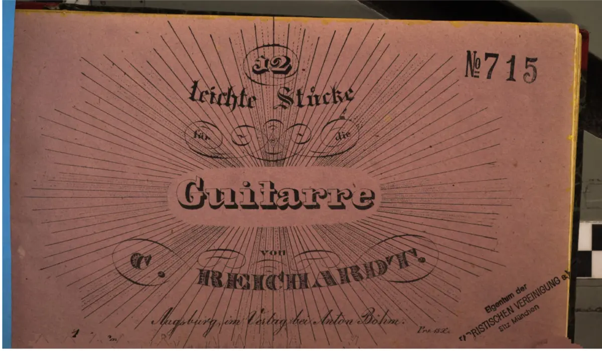 12 leichte Stücke für die Guitarre - Page 1