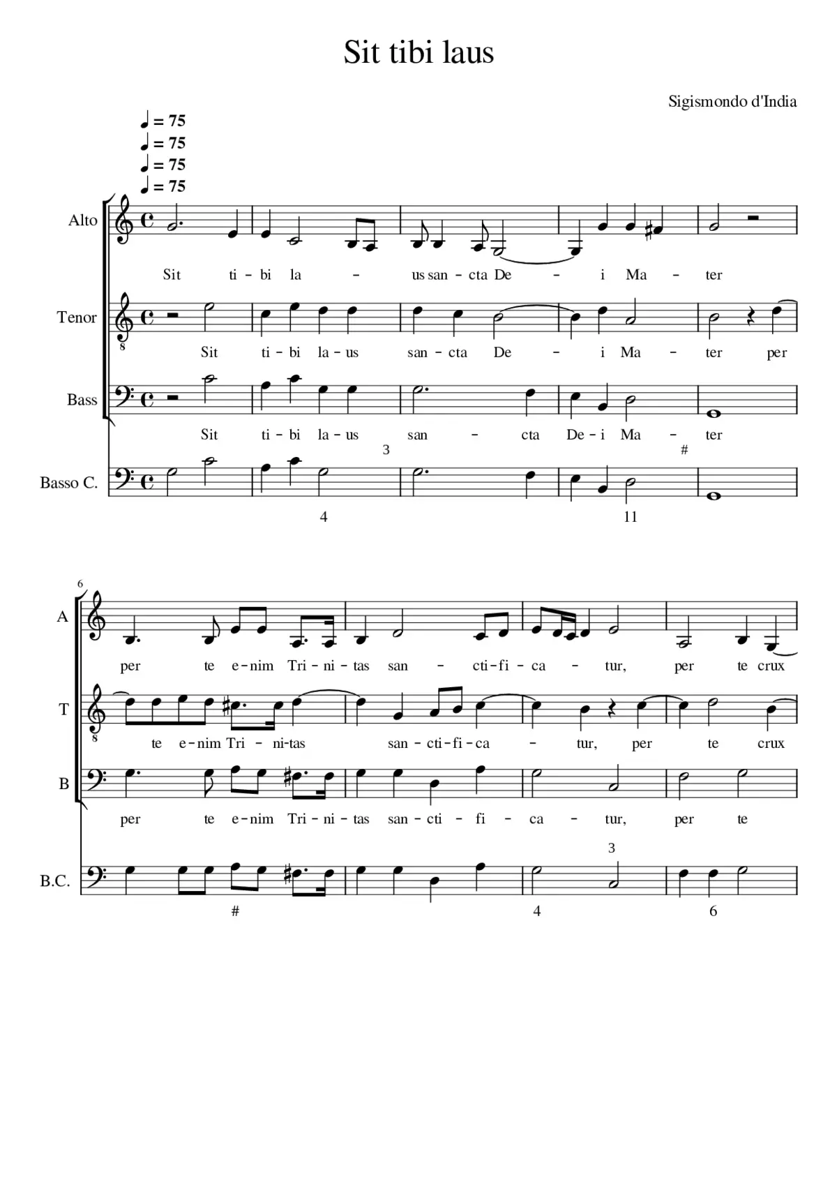 Sit tibi laus - Page 1