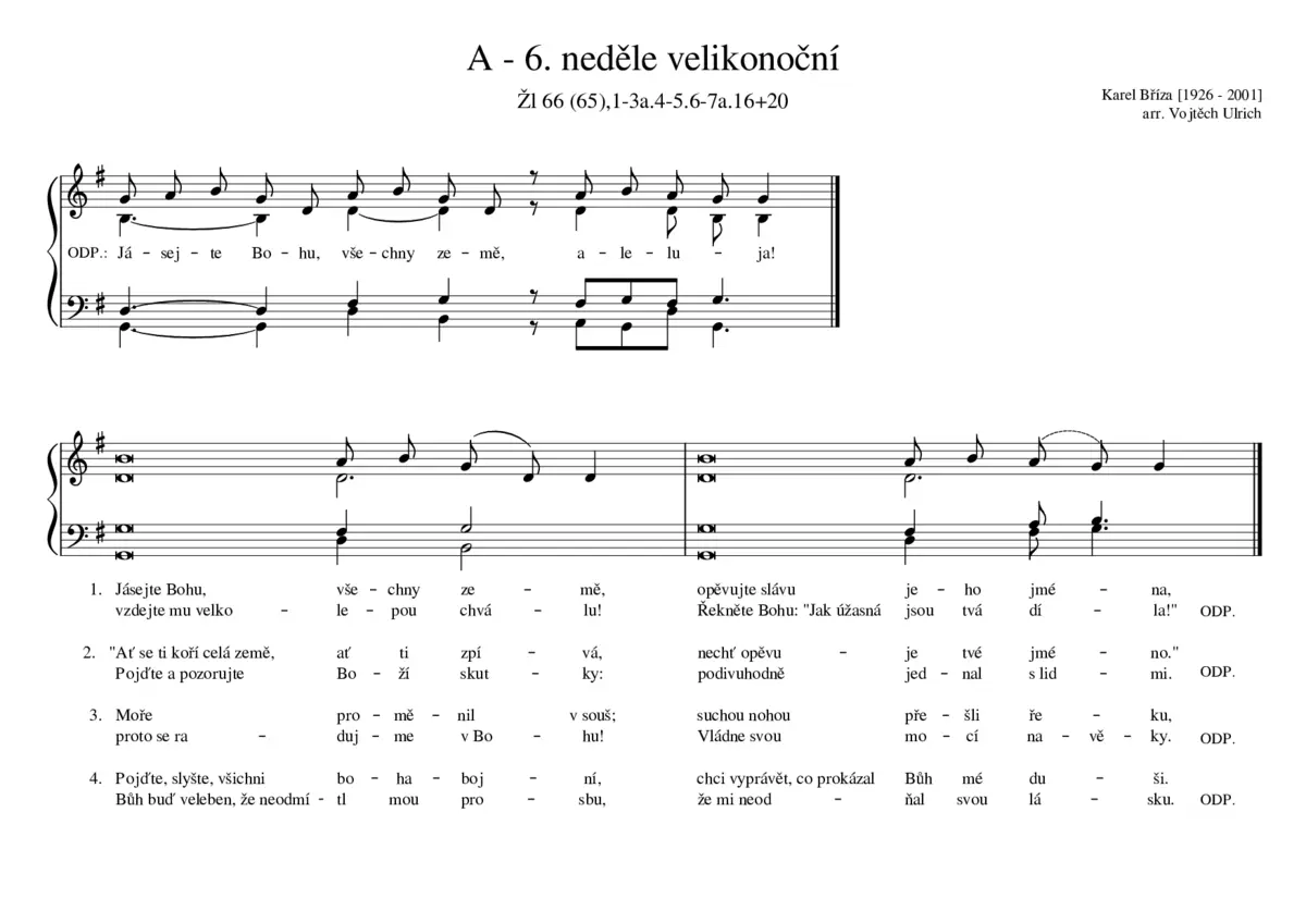 A - 6. neděle velikonoční - Page 1