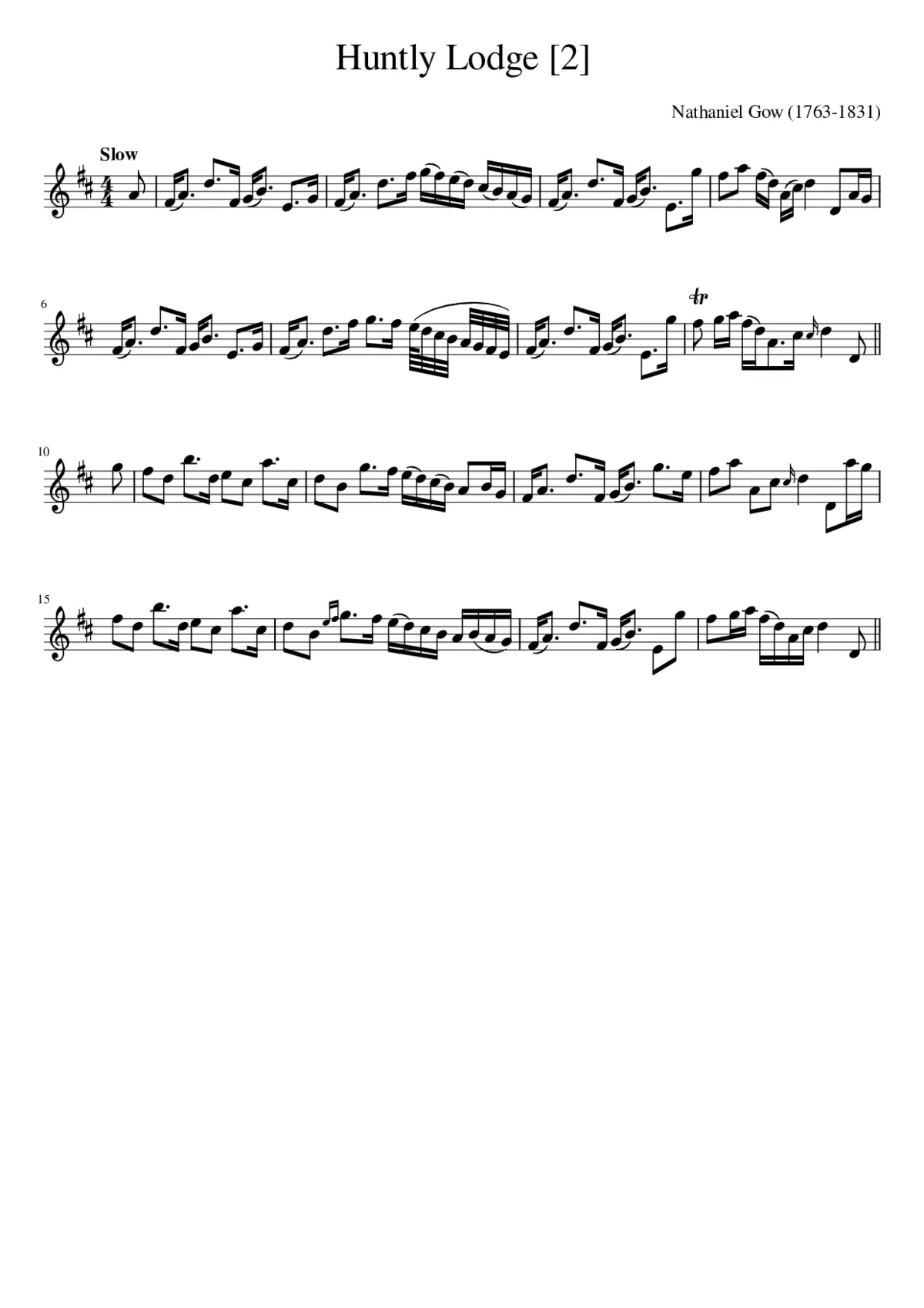 Huntly Lodge - Page 1