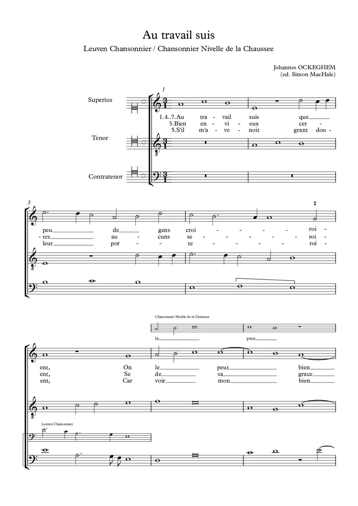 Au traveil suis - Page 1