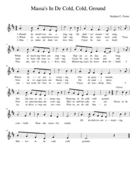 Massa's In De Cold Cold Ground