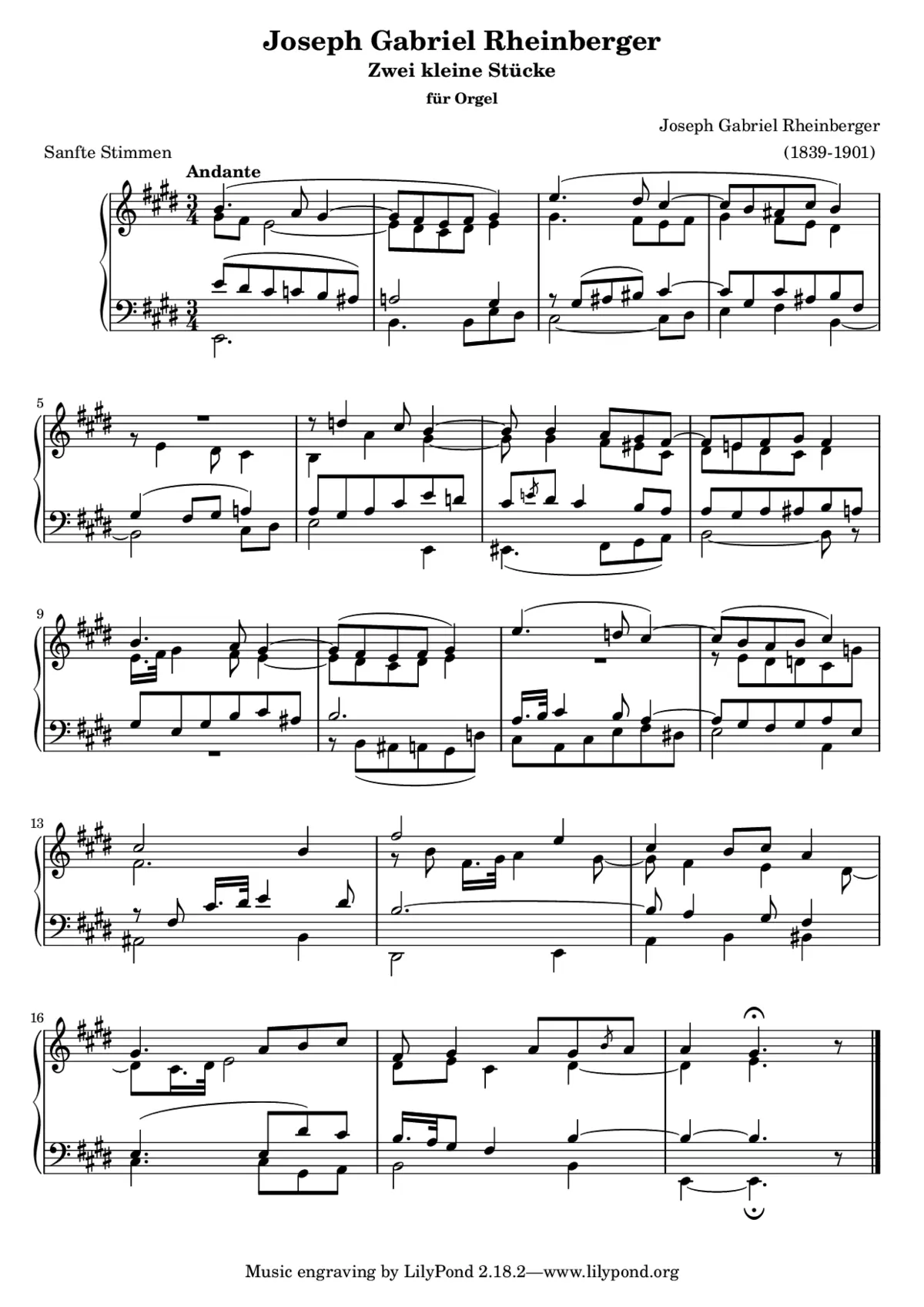 2 Kleine Stücke - Page 1