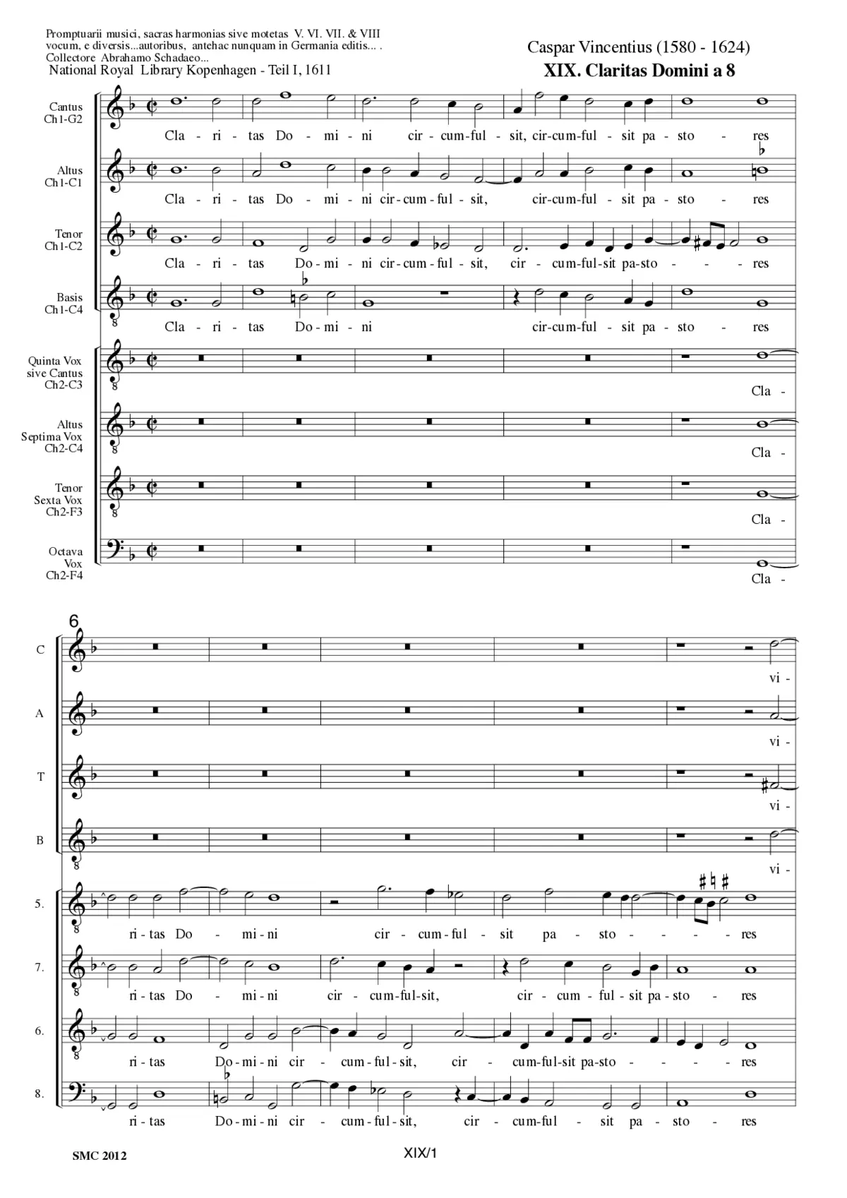 Claritas Domini circumfulsit - Page 1