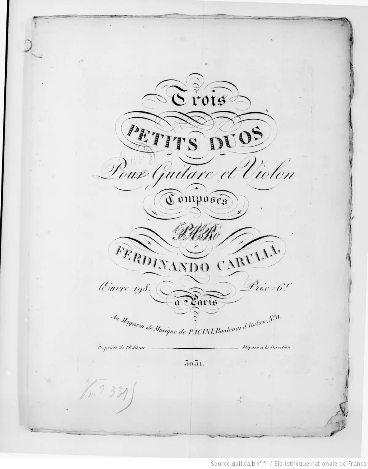 3 Petits Duos pour Guitare et Violon - Page 1